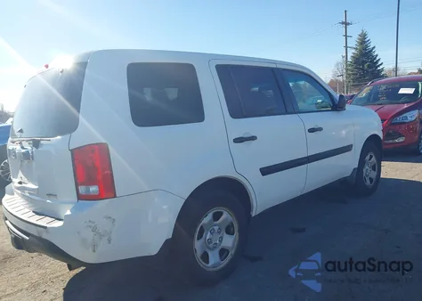 2012 Honda Pilot Lx из США, поврежденный, VIN 5FNYF4H29CB037729